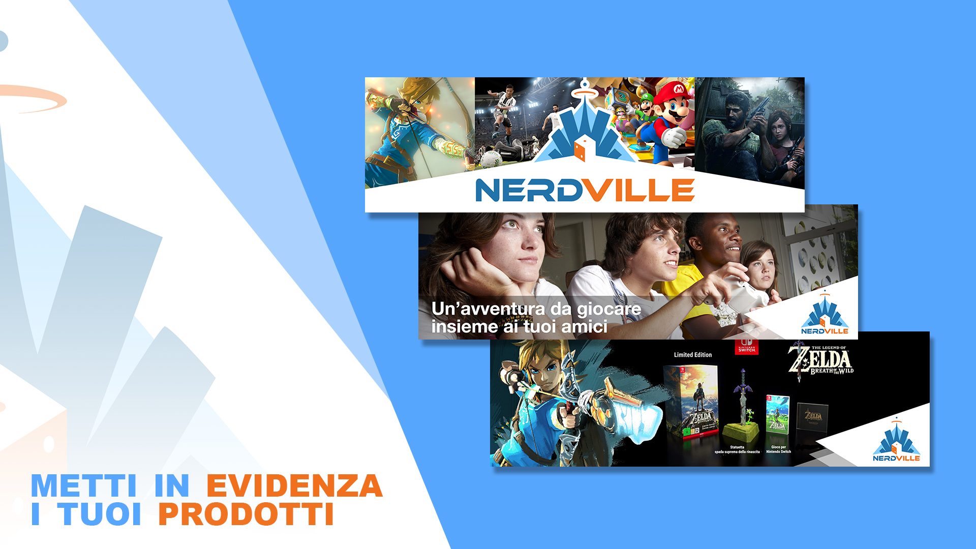 Banner pubblicitari Nerdville