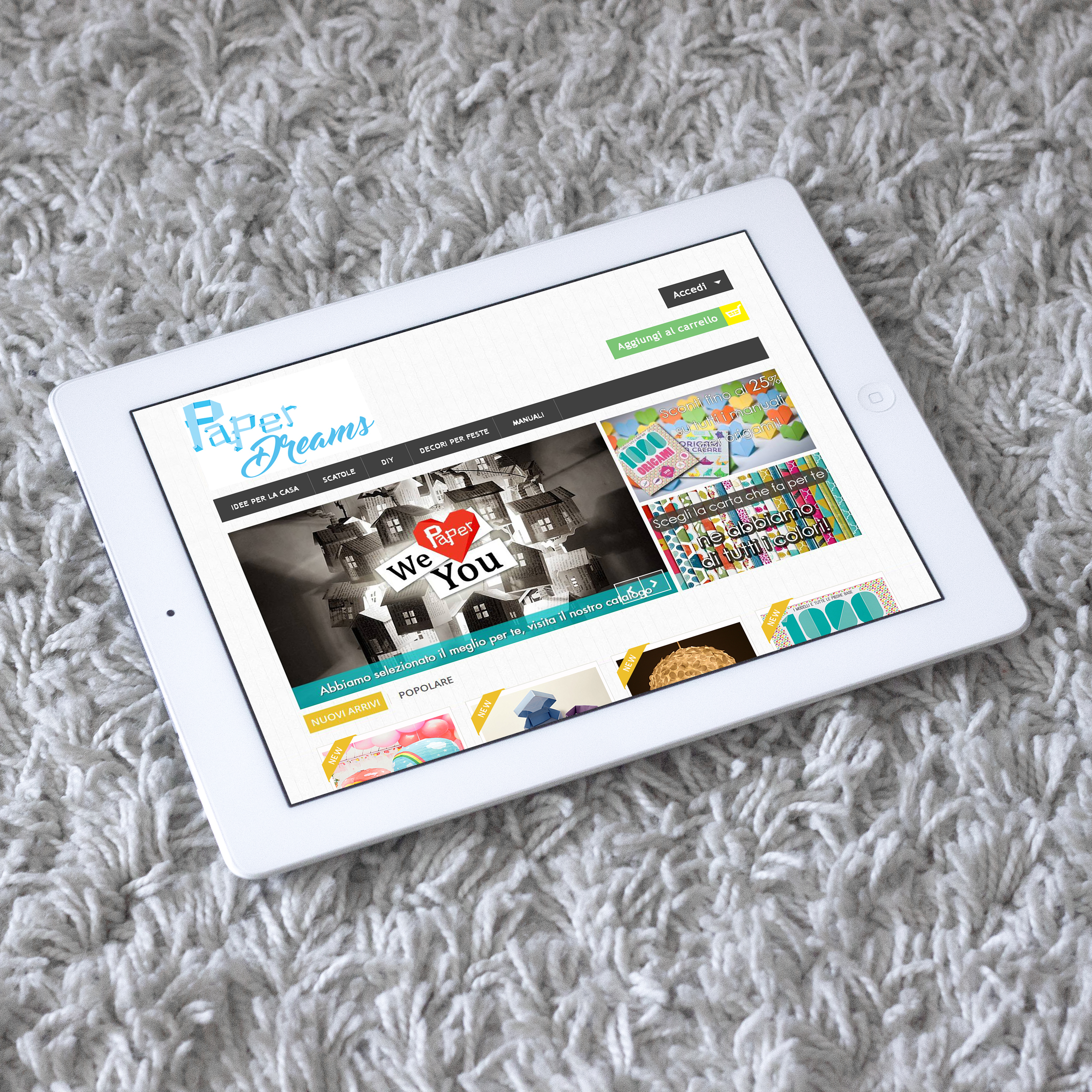 Sito responsive Paper Dreams